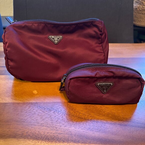 PRADA Cosmetic Bag (Listing for LARGE bag ONLY) - Picture 1 of 7